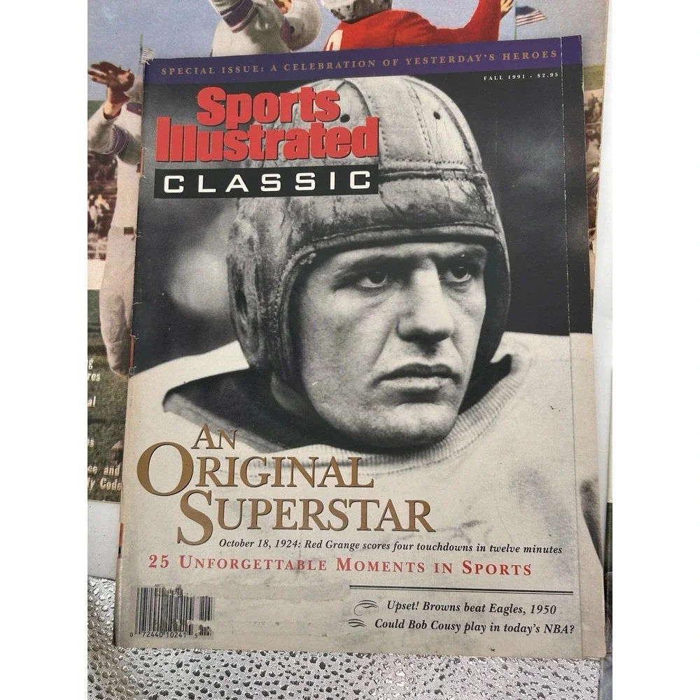 Vintage NFL Lot Of Tickets Magazines Programs Books Calendars Trading Cards Etc
